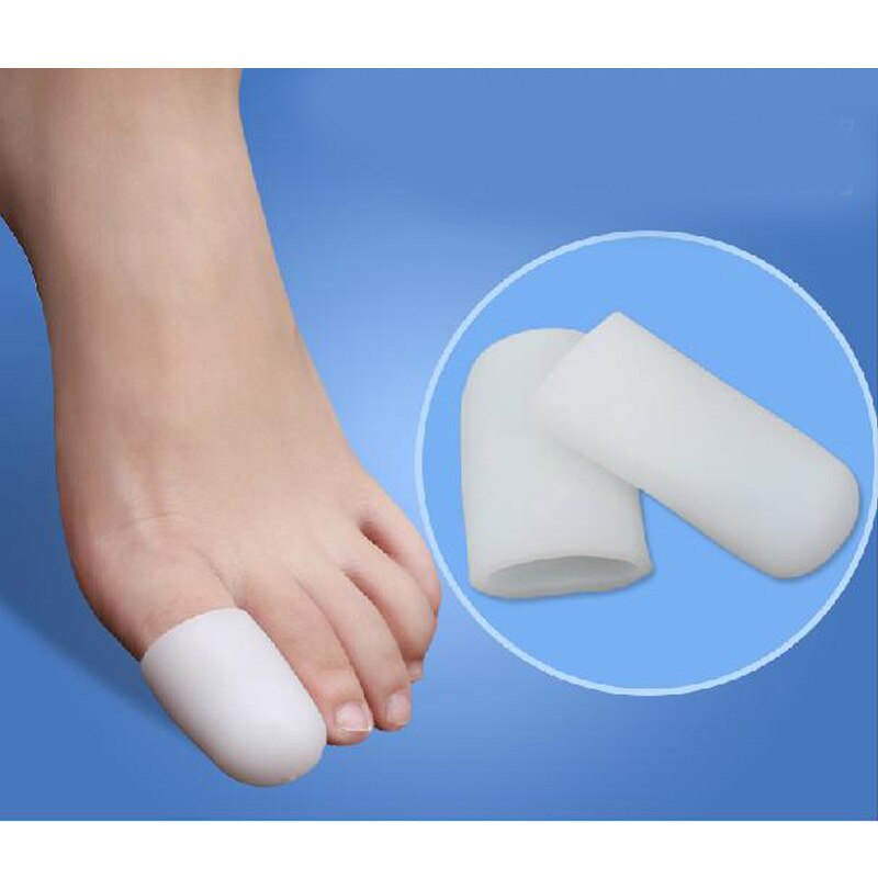 Protector de dedo gordo del pie, separador de dedos del pulgar, Bursitis, Valgus, pedicura, Corrector de cubierta de dedos de los pies, 2 uds. = 1 par