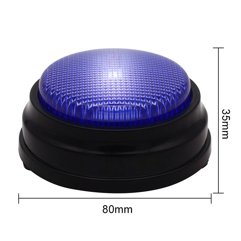 20s Voice Recordable Talking Button Sound Button Answer Buzzer with Led M16