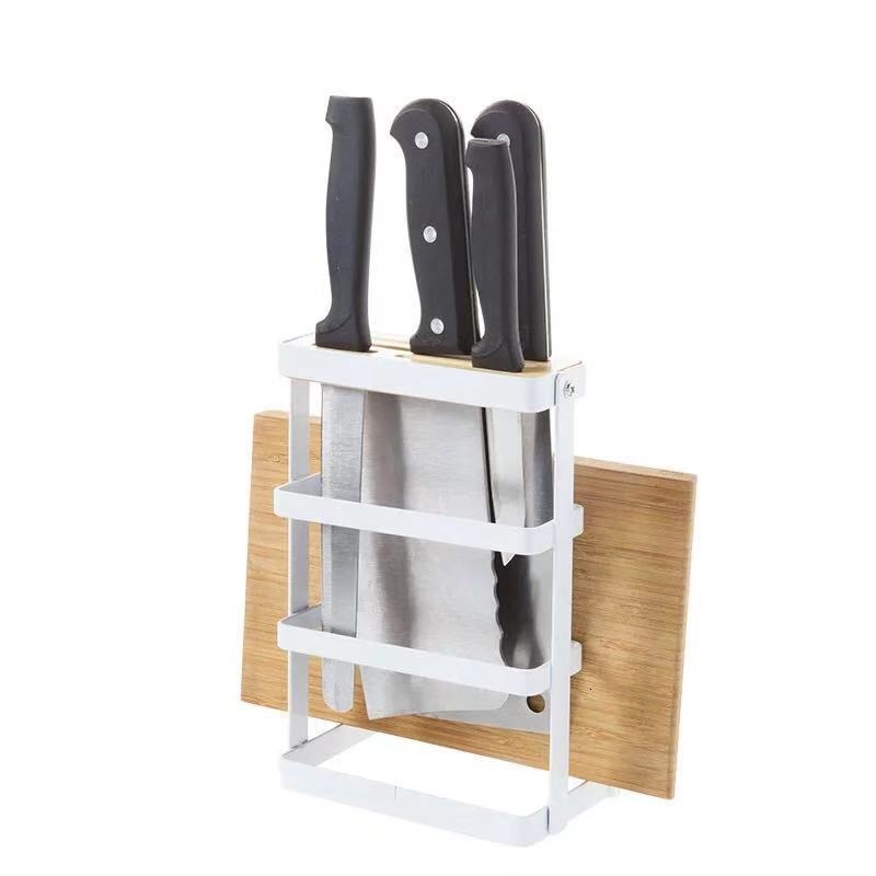 Metalen Keuken Organizer Voor Snijplank Mes Afdruiprek Plank Koken Schotel Opslag Rack Pan Cover Stand Keuken Accessoires