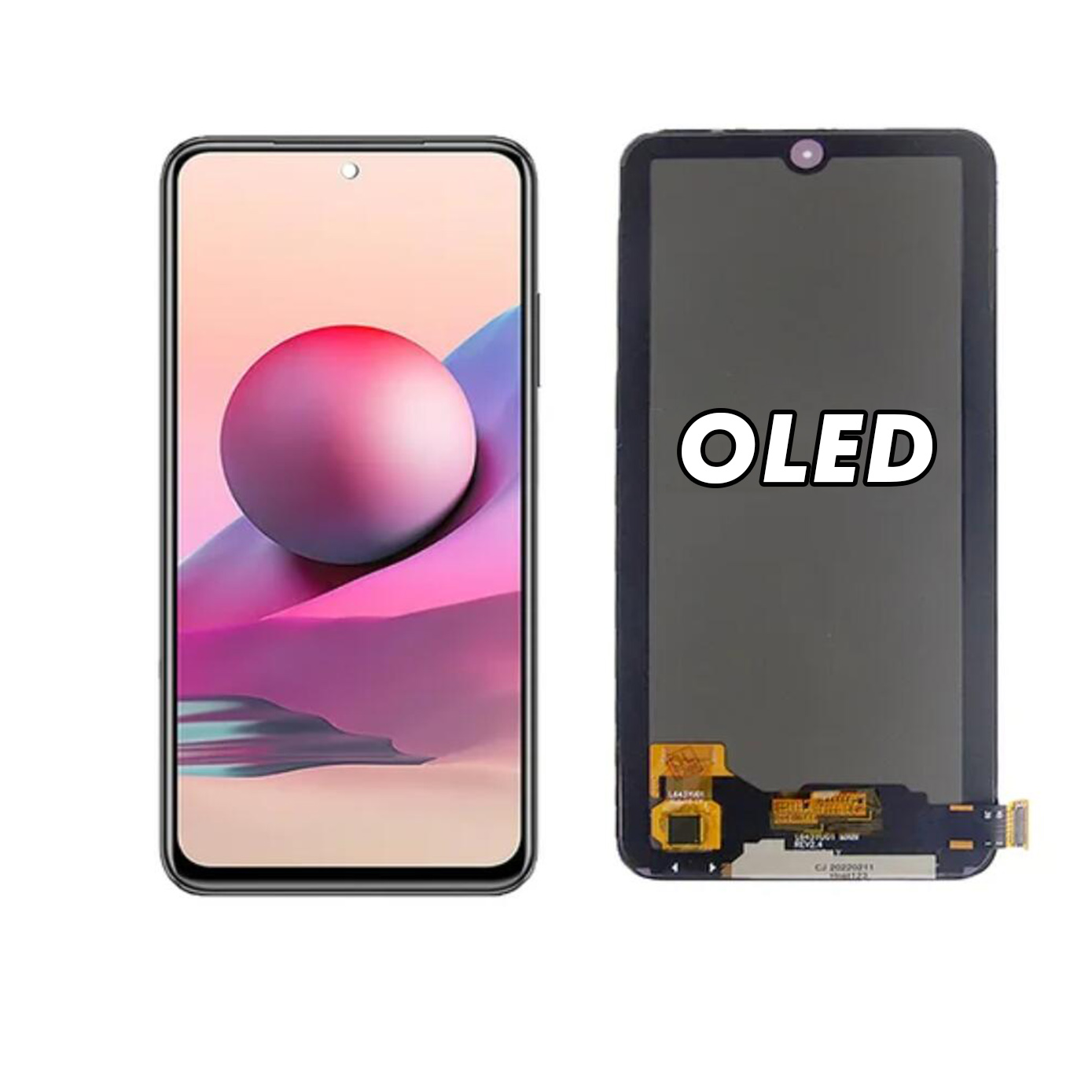 LCD For Xiaomi Redmi Note 10S LCD Display Touch Screen Digitizer Assembly Note 10S M2101K7BG M2101K7BI M2101K7BNY M2101K7BL: Khaki