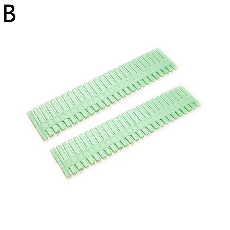 2/4Pcs DIY drawer storage divider PP free combination divider Drawer storage divider DIY plastic drawer divider: 02