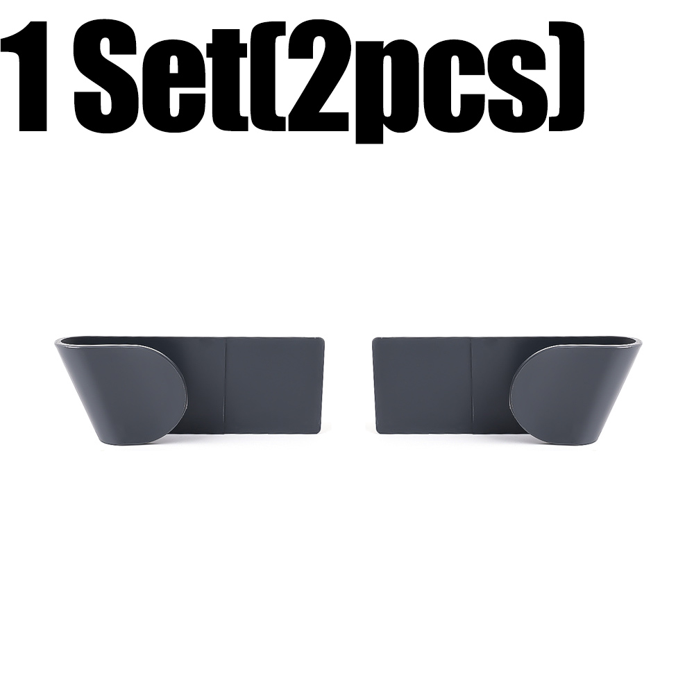 12-2x Pot Lid Organizer for Cabinet Door Adjustable in-Cupboard Pot and Pan Lid Holders for Home Wall Mount Pot Cover Organizer: DARK GRAY