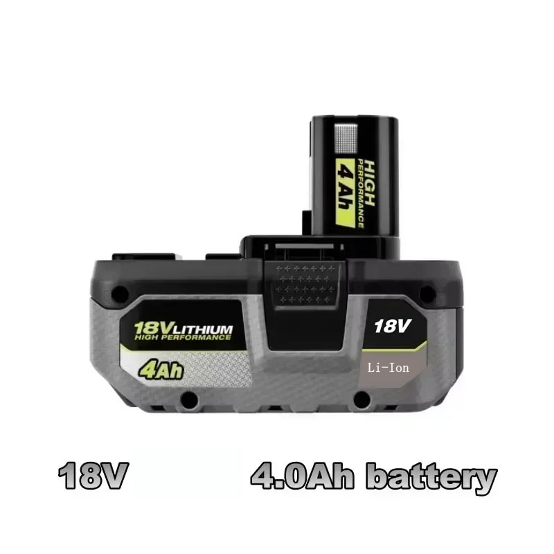 Voor RYOBI ONE+ krachtige lithiumbatterij 18V geen geheugeneffect, lage zelfontlading, geschikt voor alle ONE+gereedschappen P104,P107: Paars