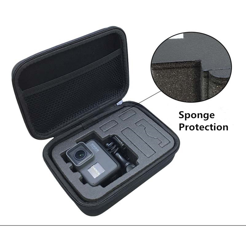 Estuche de transporte bolsa de almacenamiento seguro portátil impermeable a prueba de golpes para GoPro Hero 12 11 10 9 AKASO DJI Action 3 4 Go Pro Accesorios