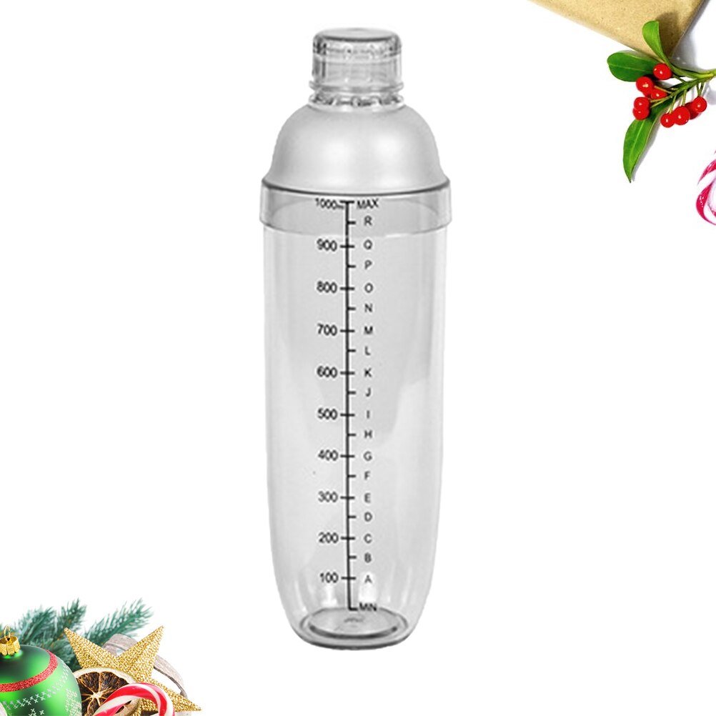 Restaurant for Cocktail Shaker Clear Bar Shaker Durable Practical Transparent 1PC: 8.5x29cm
