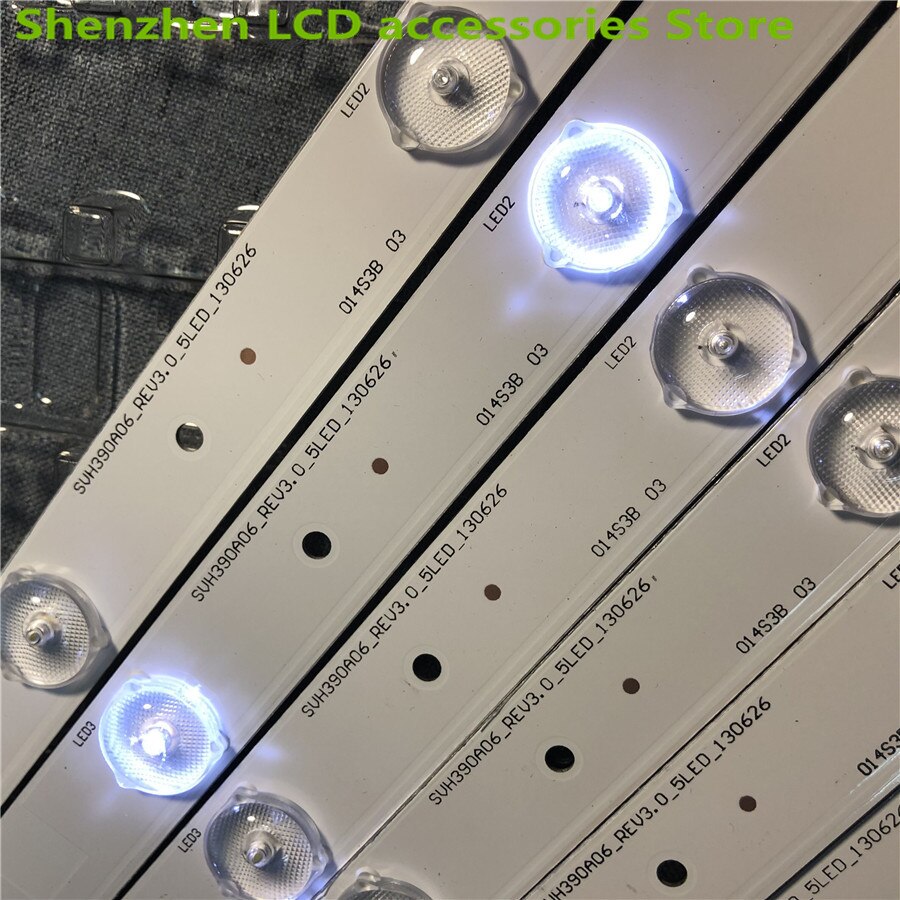 16PCS LED backlight strip for HD400DF-E37 Samsung 2013CHI390 2013CHI400 40H4C NS-40D420NA16 LED40K20JD led39k20d 39Ec260JD