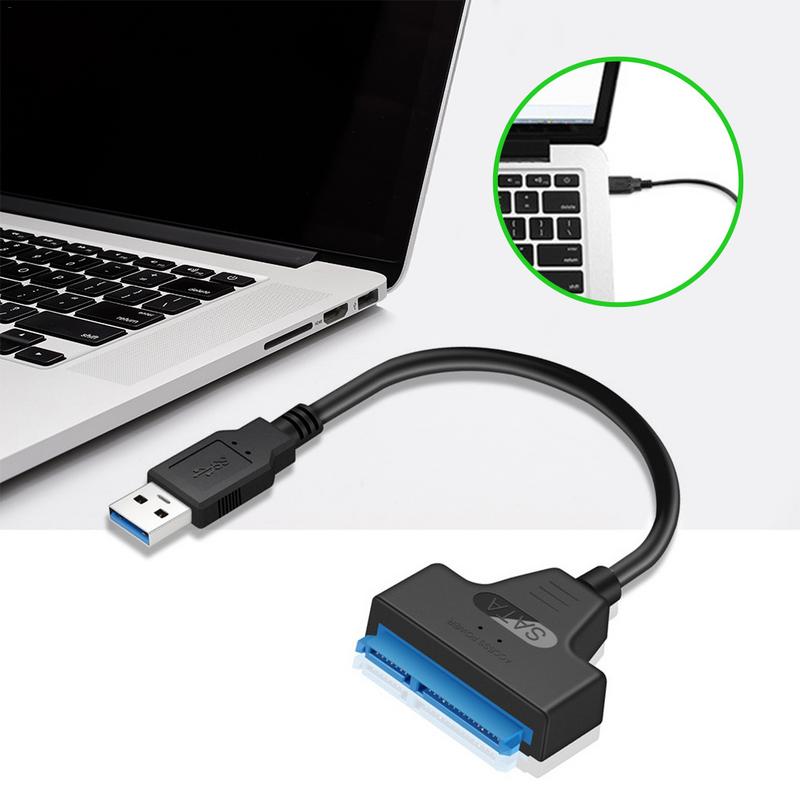 USB 3.0 SATA 3 Kabel Sata Naar USB 3.0 Adapter Tot 6 Gbps Ondersteuning 2.5 Inch Externe HDD SSD harde Schijf 22 Pin Sata III Kabel