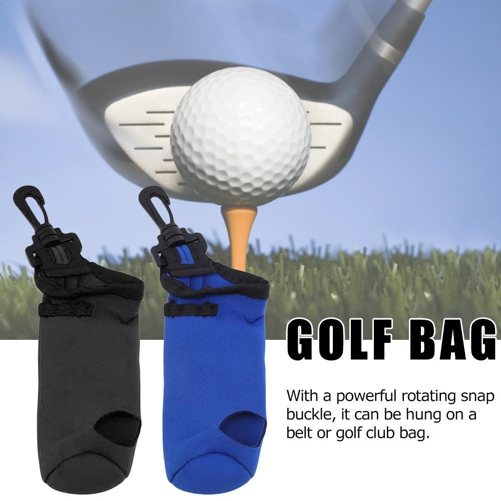 1pc golfbag bærbar liten holder som bærer lagring utendørs sak svivel belte midjeunderholdning med klips  f6 c 9