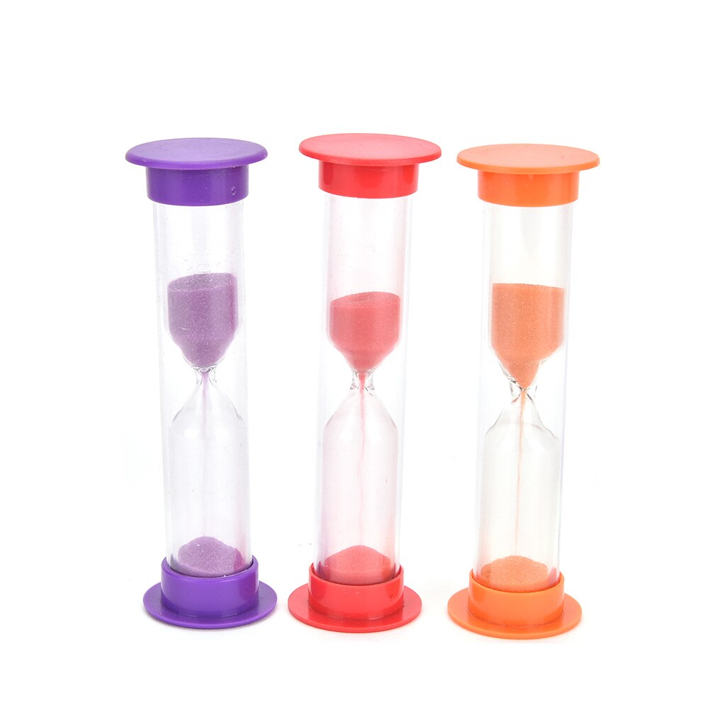 Minuterie en sablier coloré pour enfants (1/2/3 minutes), minuterie pour le sable et le bois pour la cuisine, décoration de la maison: 1 Minute