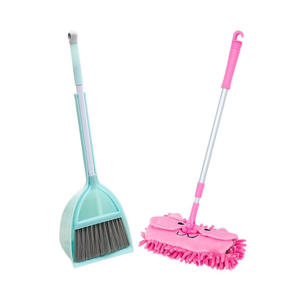 MrY Kitchen Broom Toys Children Pretend Play Toy Mops Floor Cleaning Pretend Play Cleaning Toy Set Miniature Utensils Toys Mops: A10