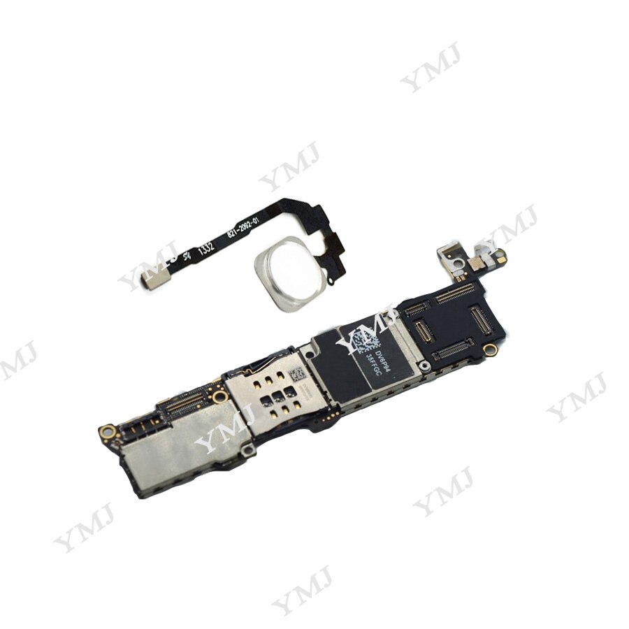 For iphone 5S Motherboard unlocked Mainboard With Touch ID/NO Touch ID,100% Original for iphone 5S Logic board Good Tested