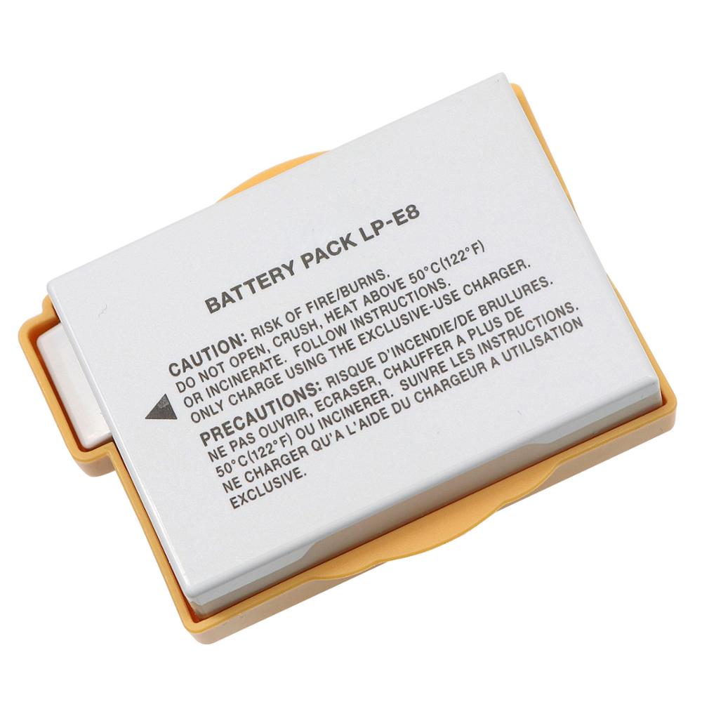 Original 1120mah LP-E8 LPE8 Camera Battery for Canon EOS 550D 600D 650D 700D Kiss X4 X5 X6i X7i Rebel T2i T3i T4i T5i Batterie