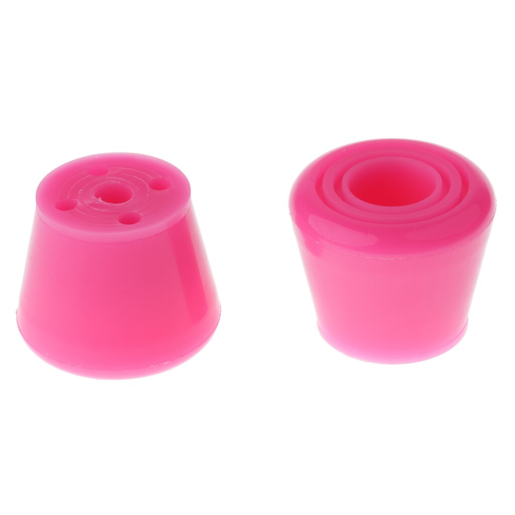 2pcs Bolt-On Toe Stop Soft and Comfortable Skate Toe Stops for Derby and Other Skating: Pink