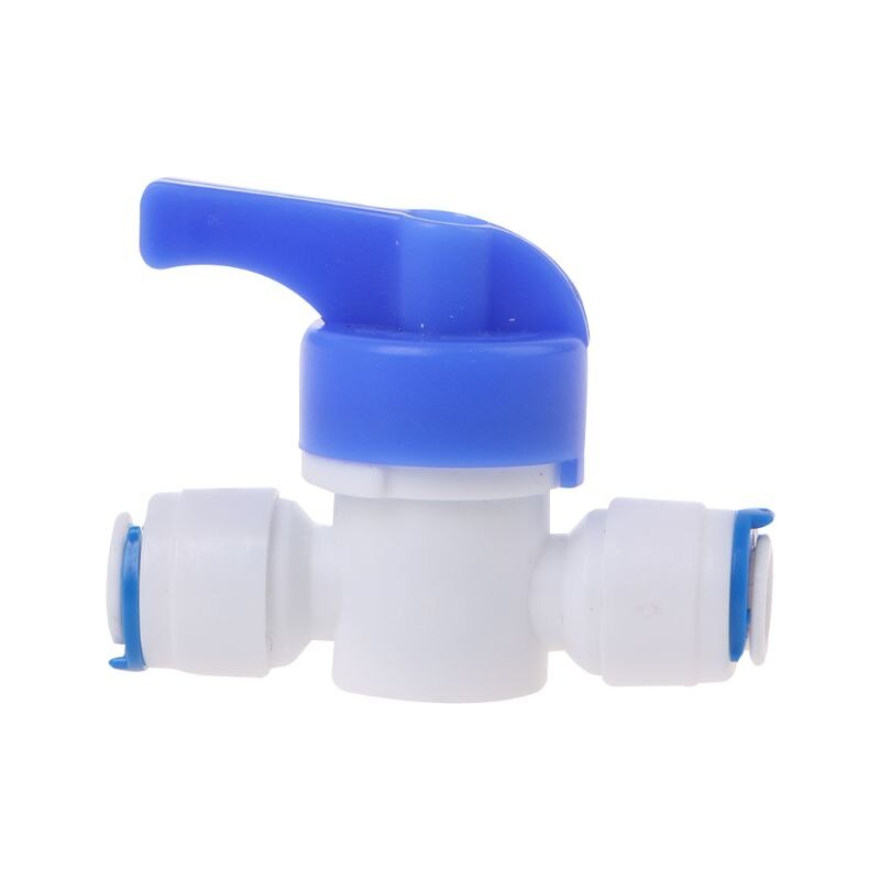 1/4'' Inline Ball Valve Quick Connect Shut off For RO Water Reverse Osmosis
