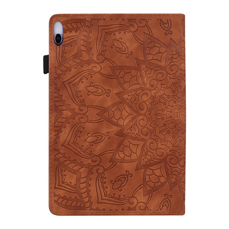 Tablet Bloem 3D Emboss Pu Leather Cover Voor Lenovo Tab M10 Case Funda 10.1 "TB-X505F TB-X505L TB-X505X TB-X605L TB-X605F