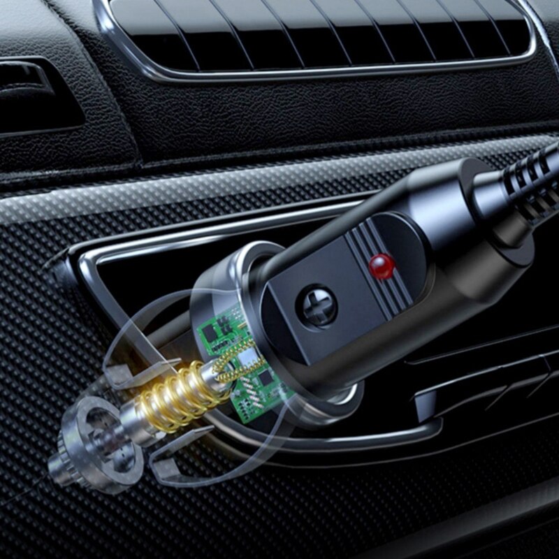 Portable Car Air Compressor DC 12V LED Light Digital Tire Inflator Air Pump for Auto Motorcycle