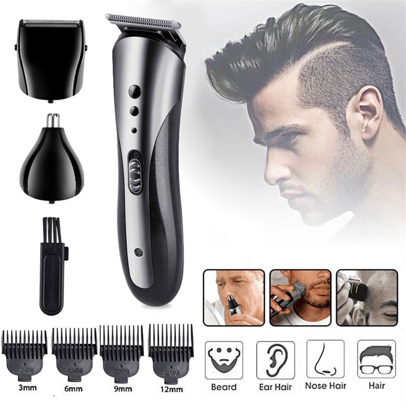 Kemei Multi-function Hair Clipper Hair Trimmer Electric Beard Trimmer Hair Cutting Machine Trimer Cutter