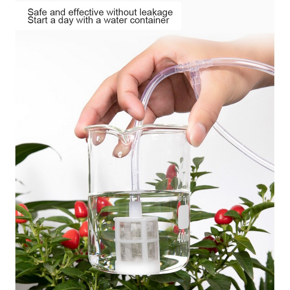 1/2 pomp zonne-energie bewateringsautomaat druppelirrigatie plantenbewateringsapparaat waterpomp timer tuin zelfbewateringsset
