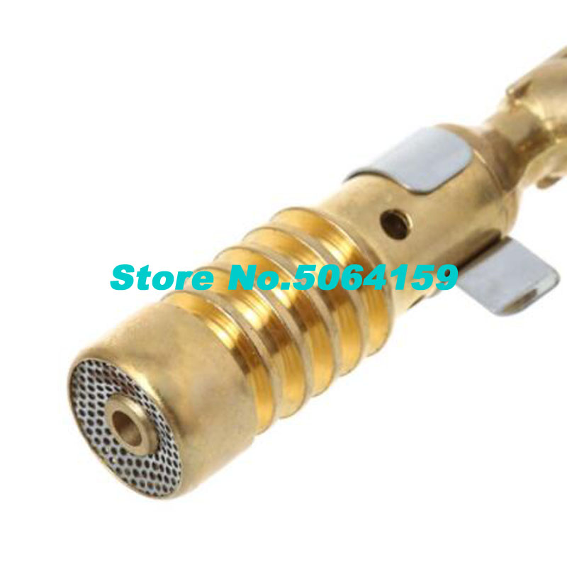 Stainless Steel High Temperature Brass Gas Turbo Torch Aluminum Brazing Propane Weld Plumbing Portable Household
