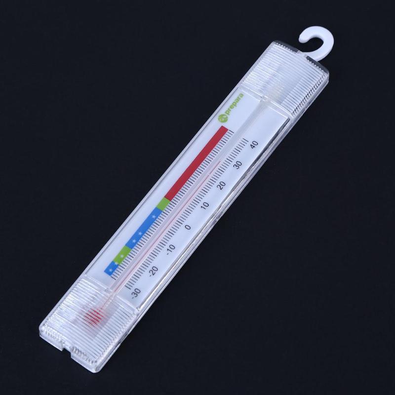 1PC Fridge Freezer Thermometer Indoor Household Fridge Dial Thermometer with Hook Kitchen Refrigerator Thermometer