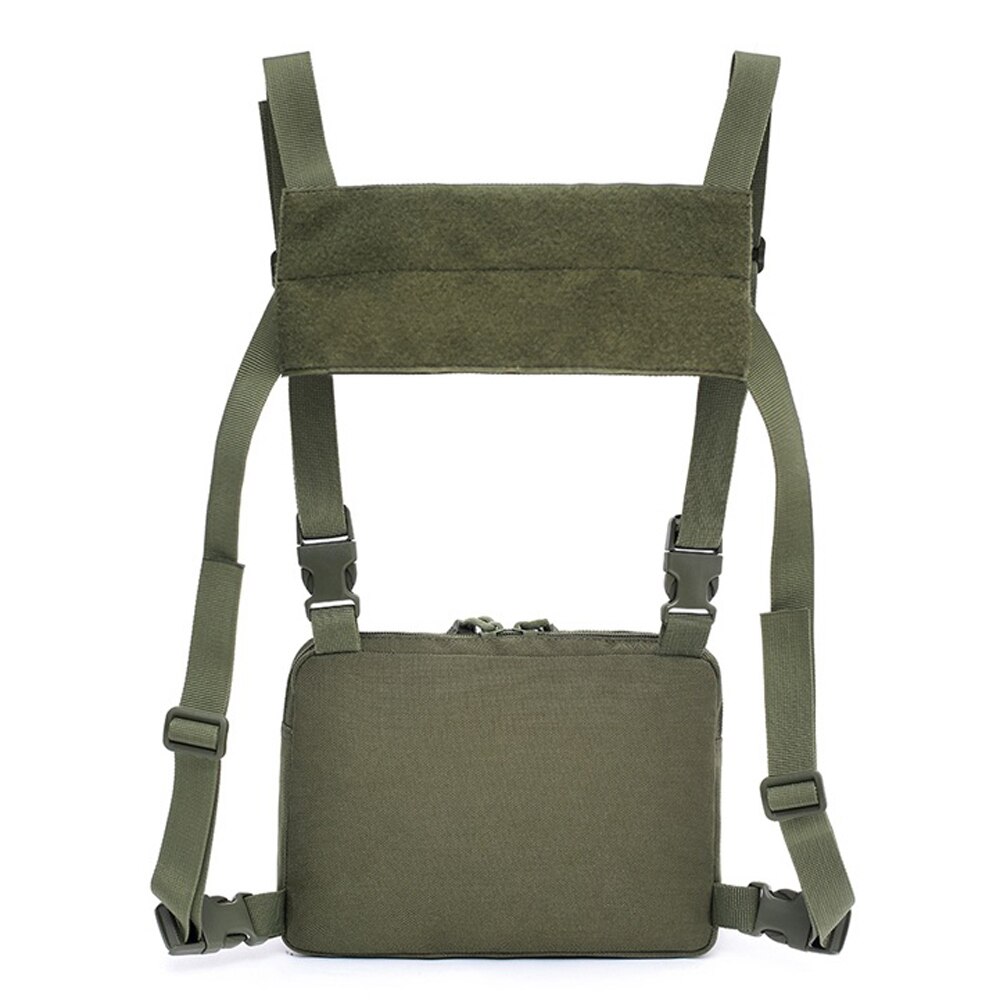 Outdoors Pouch Chest Kit Pack Vest Bag Front Pouch Outdoors Carry Pouch For Hiking Fishing Camping Backpacking