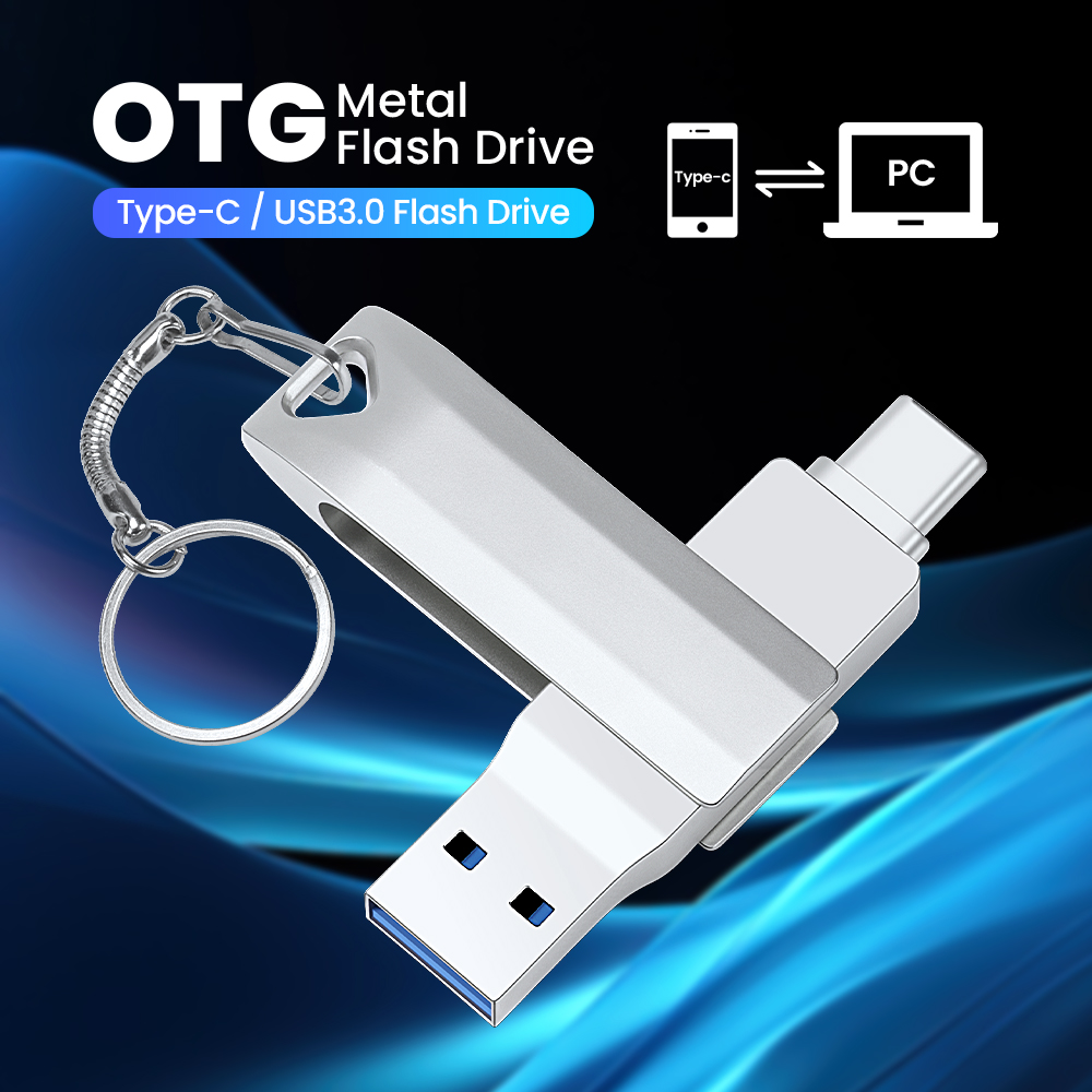 Fast Type C 3 in 1 USB 3.0 Flash Drive 16GB pendrive 32GB pen drive 64GB real capacity usb memory stick 128GB for 256GB