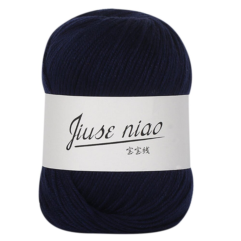 1Pc Hand-Gebreide Wollen Garen Winter Baby Huidvriendelijke Katoen Gehaakte Katoenen Draad Bal Huishouden Gebreide Kasjmier garen: J