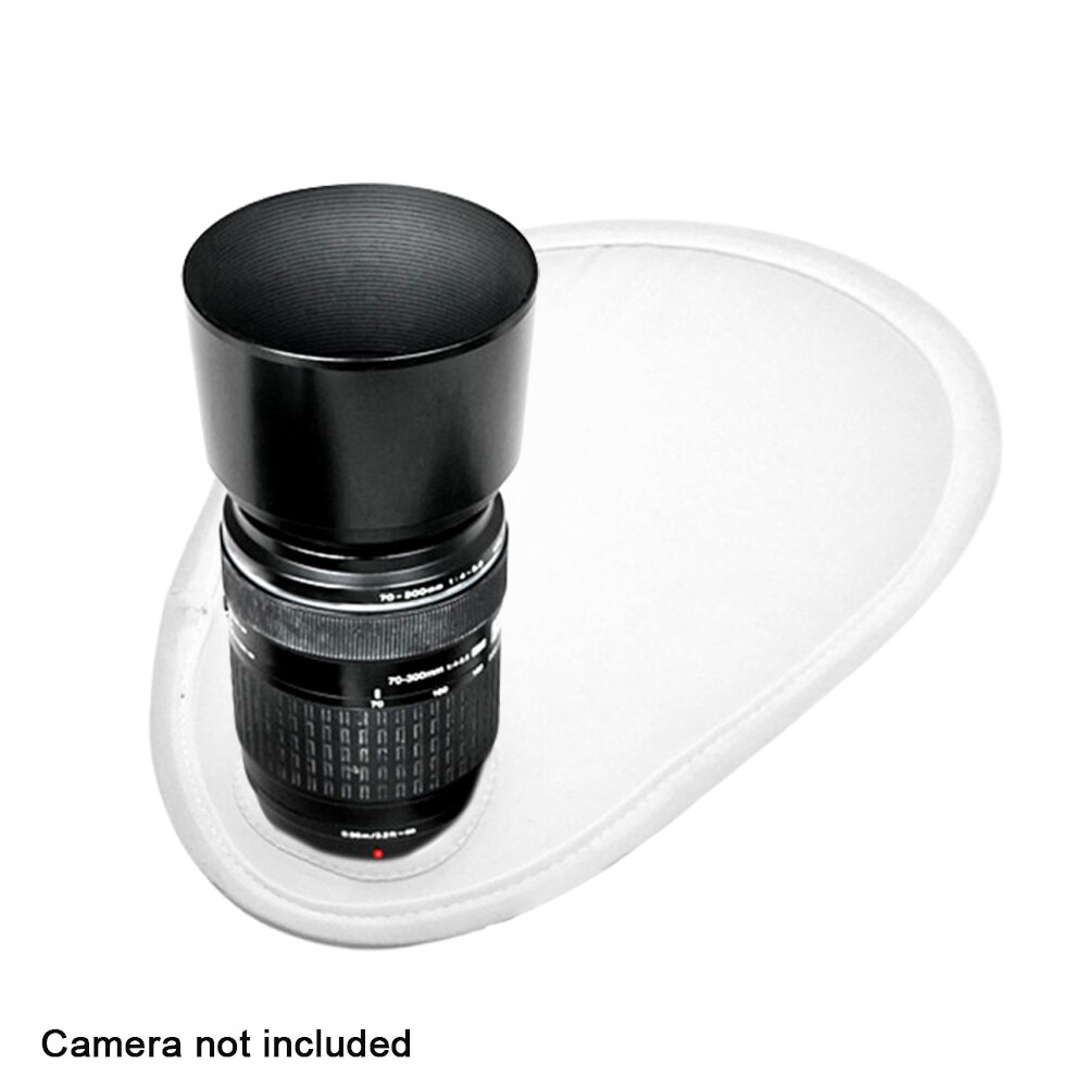 30Cm Accessoires Speedlight Fotografie Reflecterende Cover Installeren Voor Camera Wit Flash Diffuser Flexibele Opvouwbare Draagbare