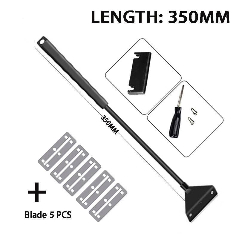 Aquarium Reinigung Werkzeug Flache Sand Algen Entfernung Dual-use-Glas Algen Entfernung Schaber Haushalts Reinigung Werkzeug aquarium zubehör: Black