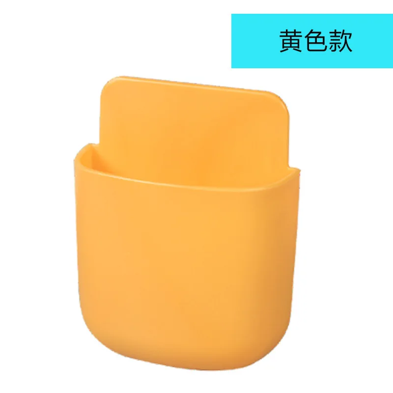 Opbergdoos voor wandmontage zonder gaten, opbergdoos voor afstandsbediening, opbergdoos voor afstandsbediening van de airconditioning, opbergdoos voor de tv, houder voor mobiele telefoon: Rood