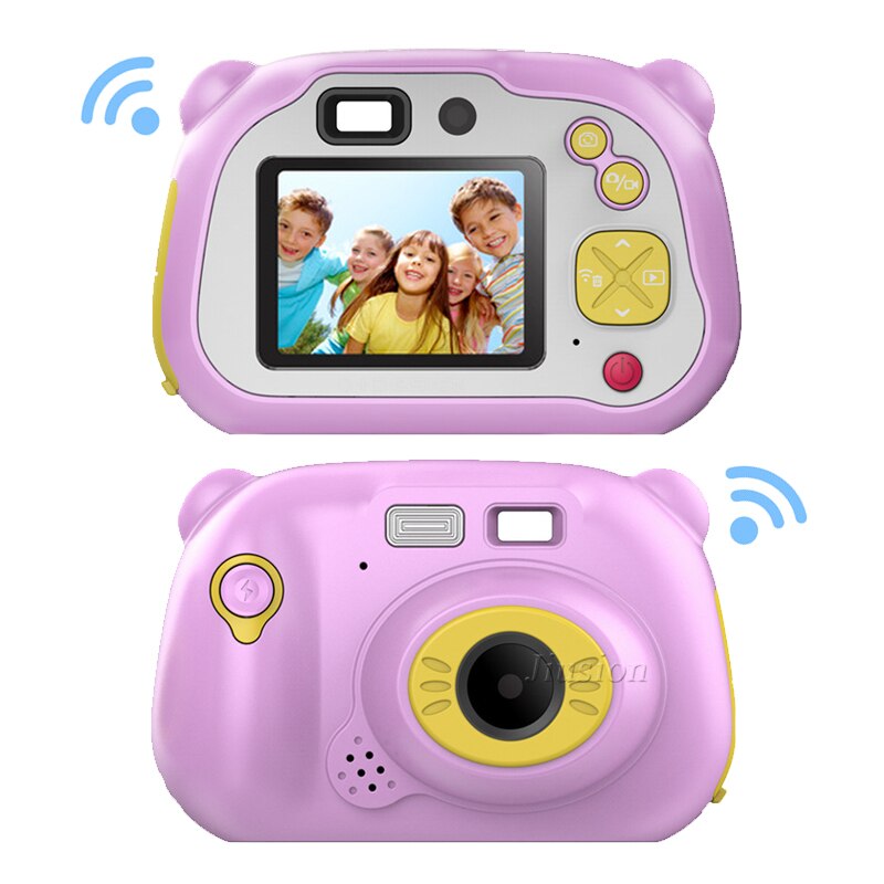 Digital Camara Kids WiFi Video Kamera Kinder Toys Camera Fotografica Mini Dual Lens Photo Camcorder For Children Birthday