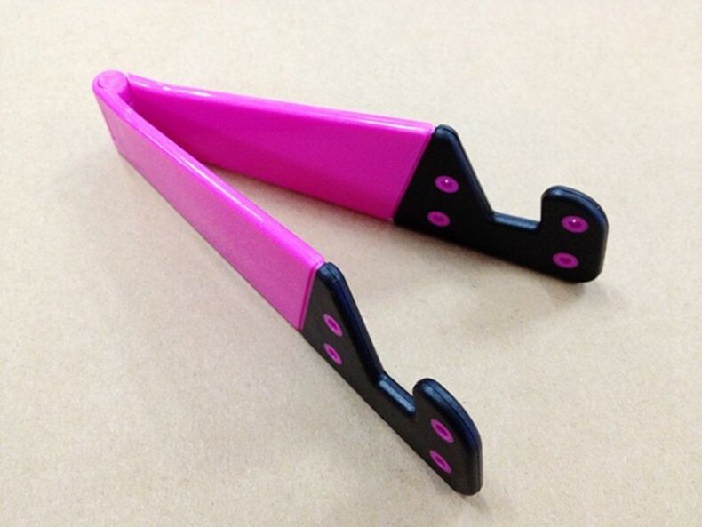 Soporte de tablet portátil plegable soporte de montaje soporte de base para Ipad pro mini 7,9 air 9,7 ''10,2 10,5 11 12,9 pulgadas forma de V: Purple