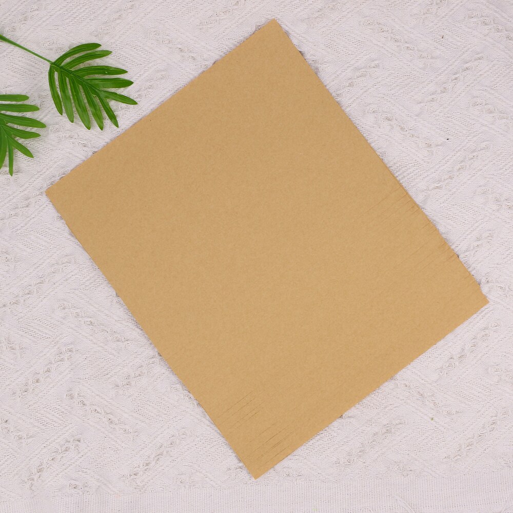 50 vellen kraftpapier vintage blanco  a4 briefpapier voor school