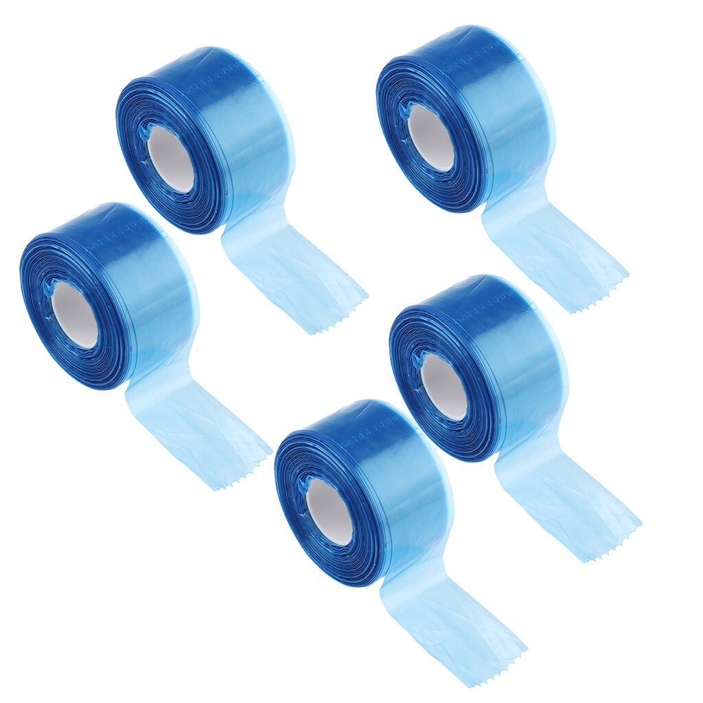 1000x Wegwerp Salon Haar Verven Coloring Protector Cover Voor Glazen Benen-Blauw
