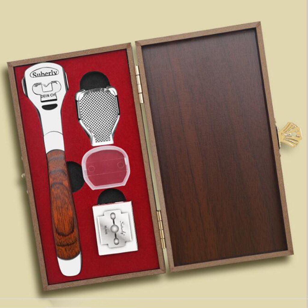 Foot Care Stainless Steel Cuticle Remover Dead Skin Removal Pedicure Skin Hard feet Shaver Pedicure Tools: H