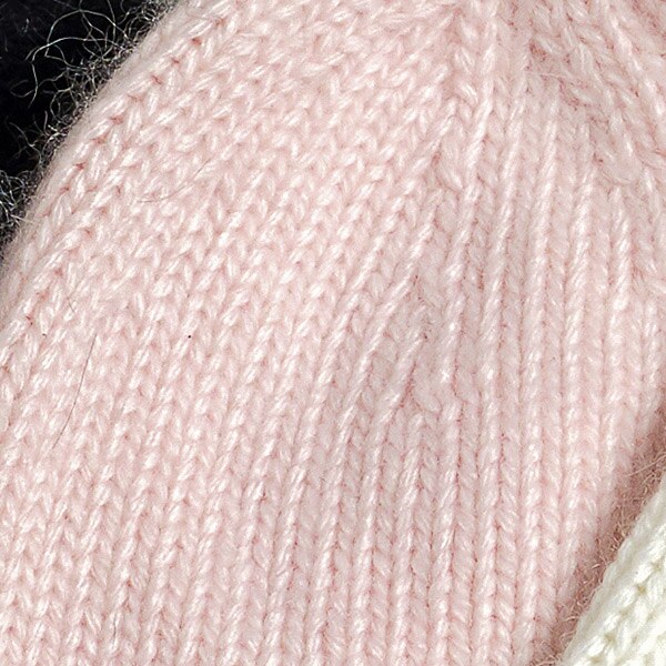 Niños sombrero nuevos niños bebé gorros calientes niños niñas invierno gorro tejido de lana sombrero de otoño bebé Unisex de la gota gorra: Pink