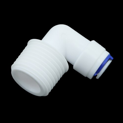 3Pcs 1/2 Inch Male Thread To 6mm Slip lock Quick-connectors Straight Elbow Irrigation Butt Pneumatic Pipe Connectors Fittings: Elbow
