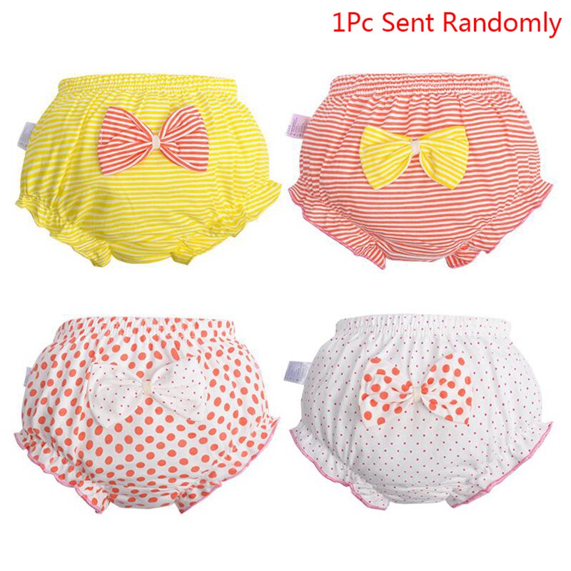 1Pc Bow Baby Cotton Underwear Panties Girls Cute Underpants Shorts Summer Shorts 0-7 Years Old Girl Children: 90