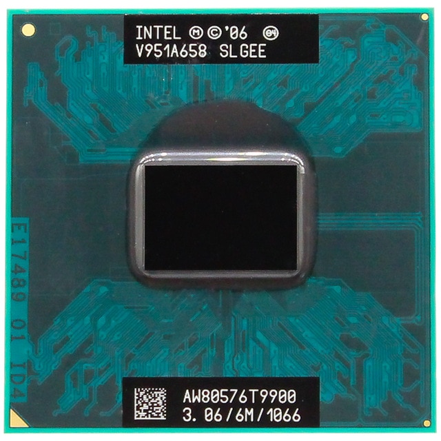 T9900 CPU 6M Cache/3.06GHz/1066/Dual-Core Socket 479 Laptop processor forGM45 PM45