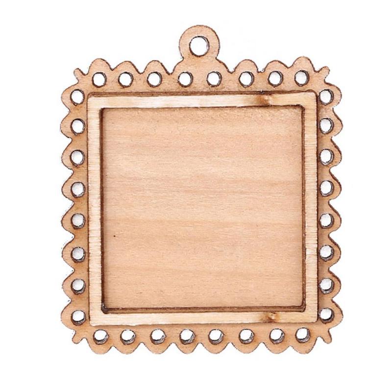 5 Pcs Houten Ambachten Fotolijst Sleutelhanger Diy Wedding Party Verjaardag Kid Huishoudelijke Artikelen Home Decoraties Fotolijst