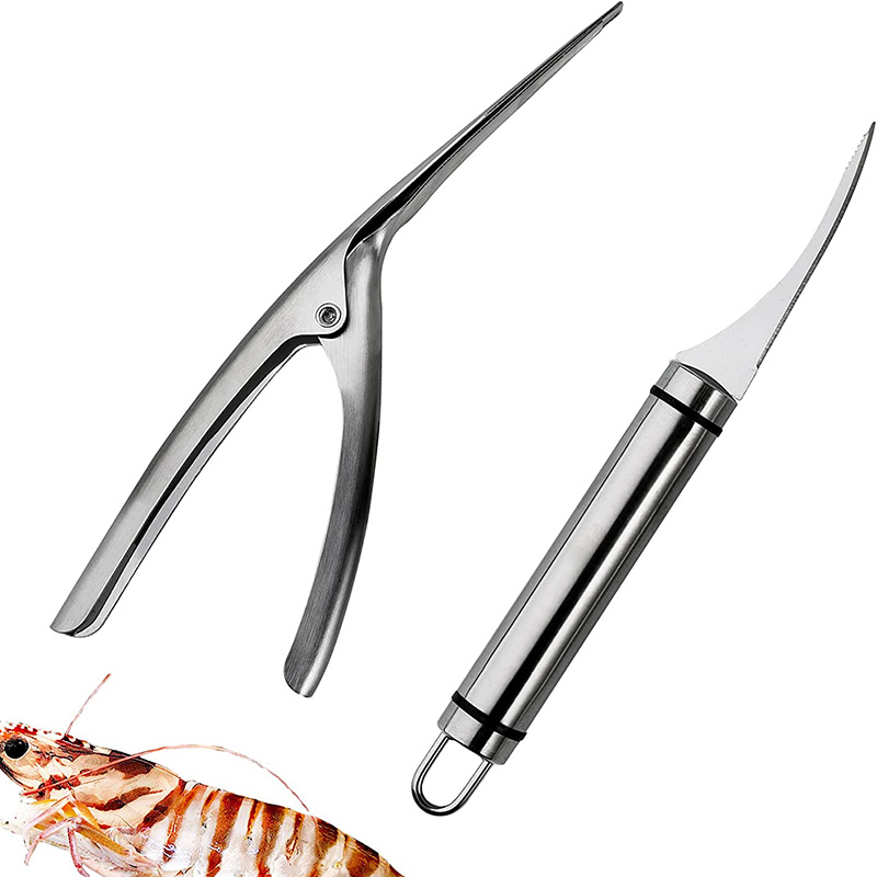 Garnalen Deveiner Tool Garnalen Dunschiller Garnalen Draad Mes Pad Vis Kreeft Schoner Schillen Garnalen Buitenste Shell Deveins