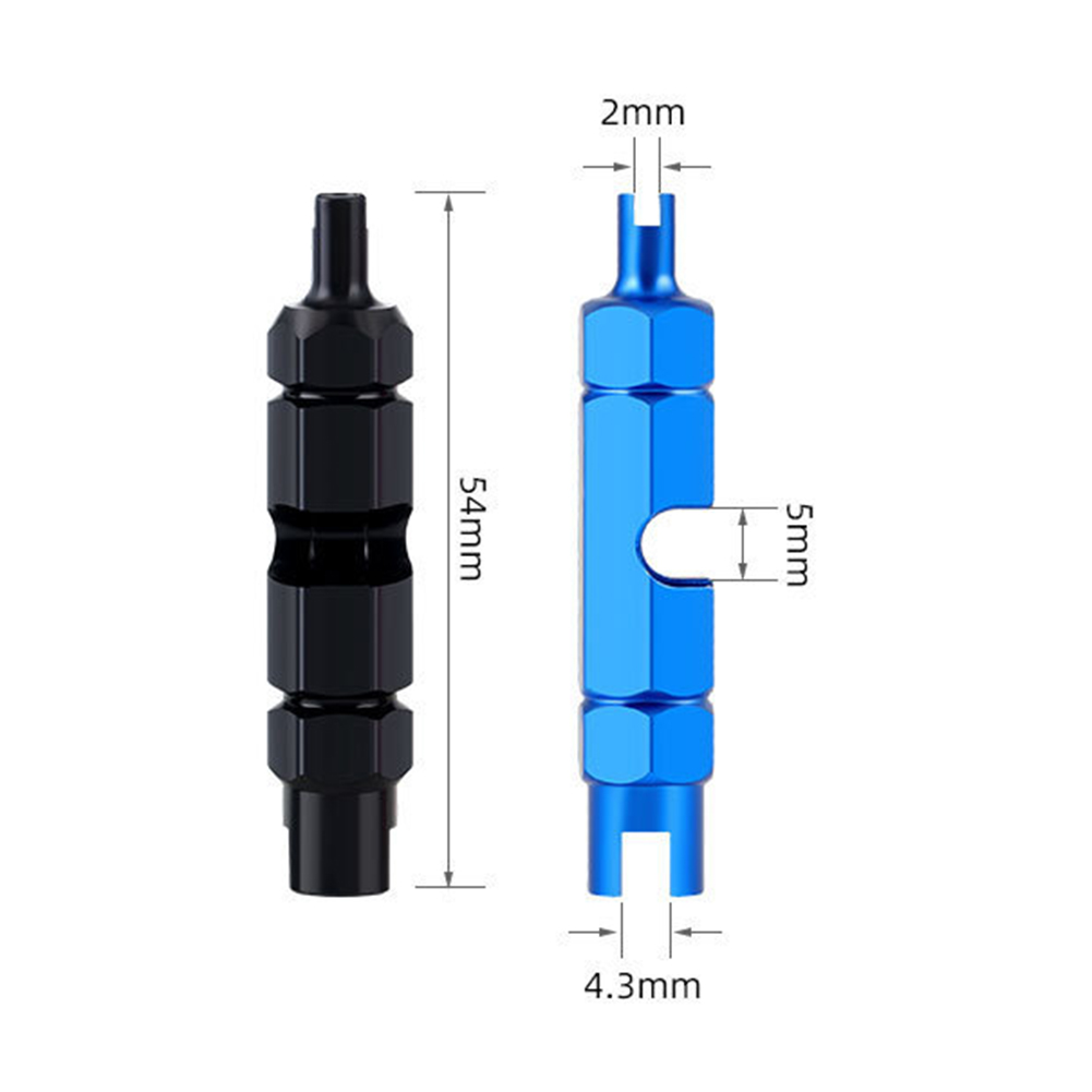 1 Pack MTB Road Bike Schrader Presta Valve Removal Wrench Multifunctional Tire Nozzle Installation Wrench Valve Core Tool