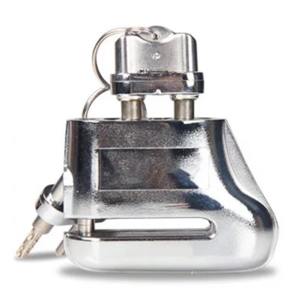 Verrou de sécurité pratique pour moto avec frein à disque, cadenas antivol, clé universelle robuste pour Scooter