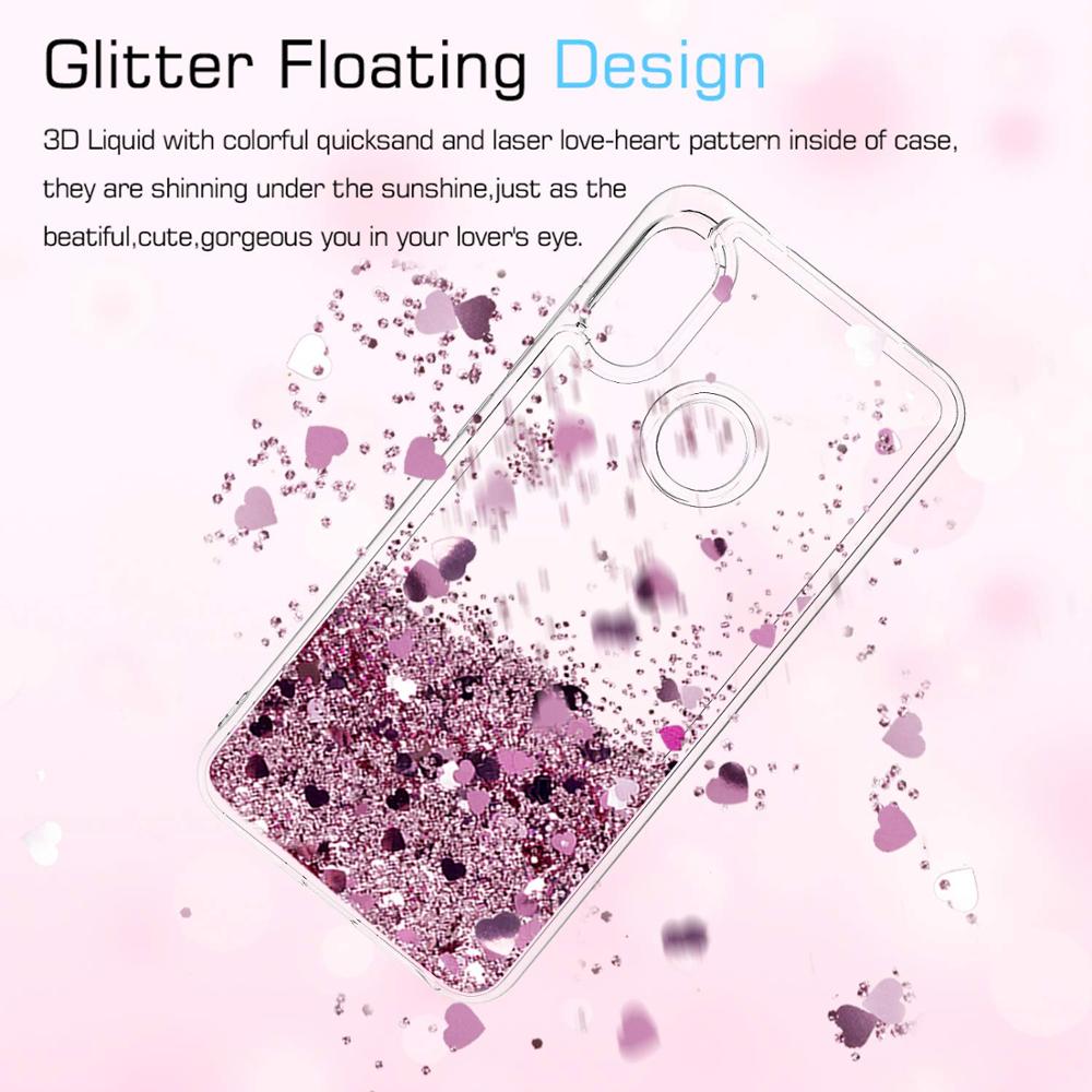 Bling Glitter Liquid Case For Redmi 6 Pro Silicone Coque For Xiaomi Redmi 6 6A 6 Pro 7 7A Note 6 7 Dynamic Qicksand Star Cover