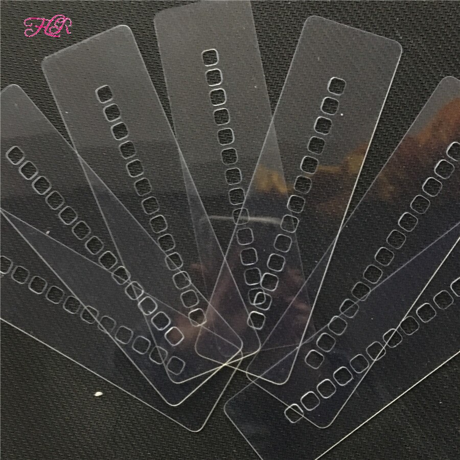 50 pcs/lot Multi Hole Template Prevent Scalp Good Easy Tools Heat Protector Shields for Hair Extension Useful Tools