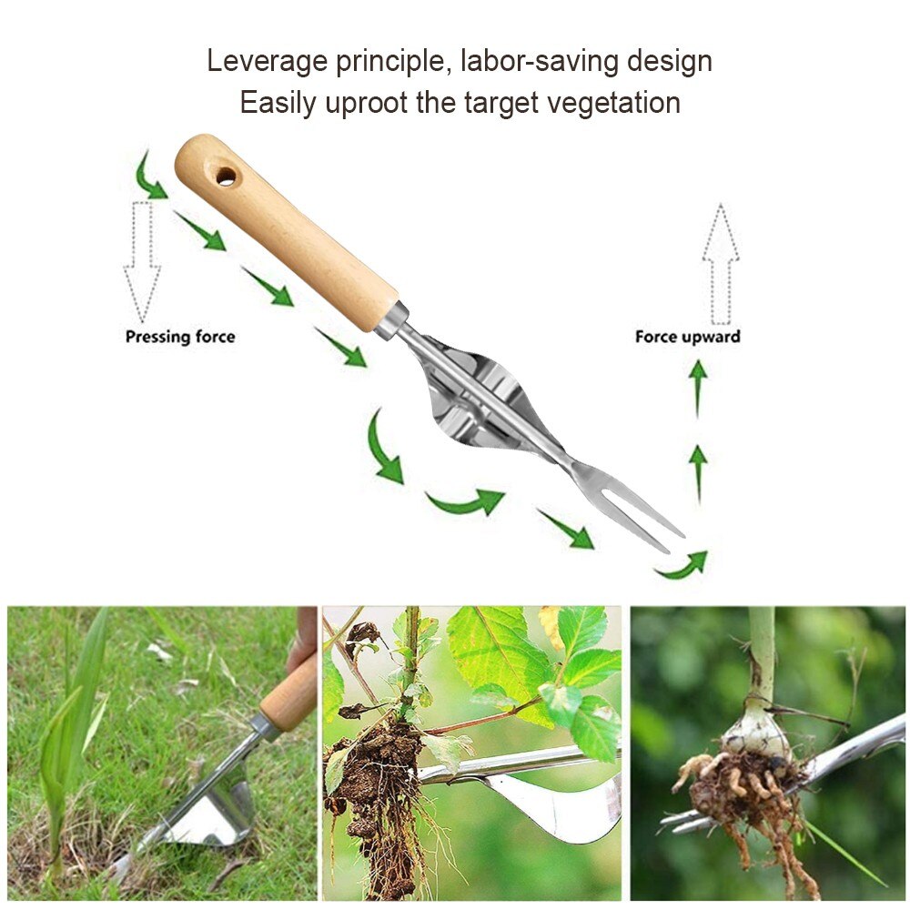 Hand Tool Garden Outdoor Removal Stainless Steel Farmland Puller Dandelion Manual Digging Lawn Multifunction Weeder Transplant