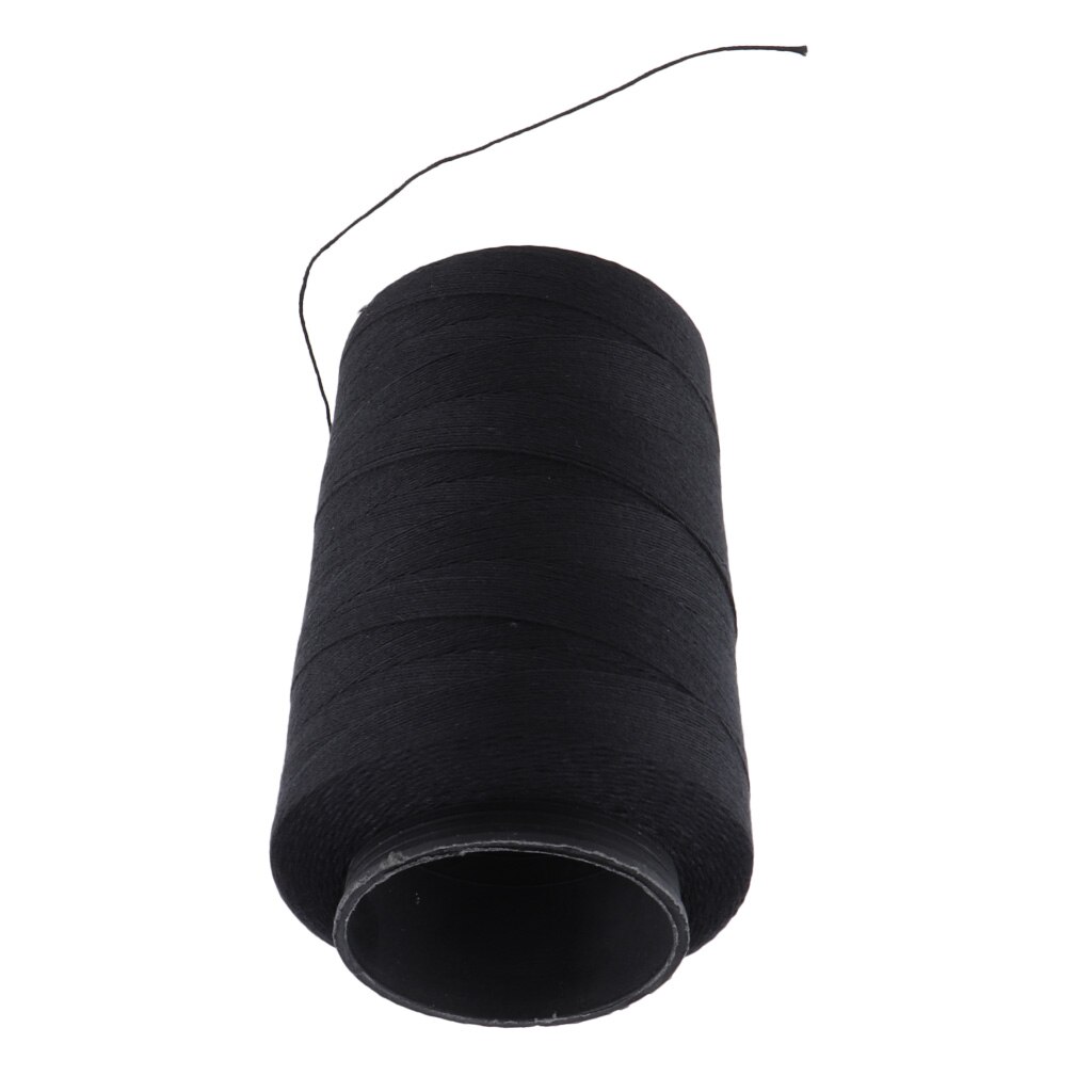 Fil de coton noir pour fabrication de perruque, bloc de tricot, modélisation artisanat 902 yards