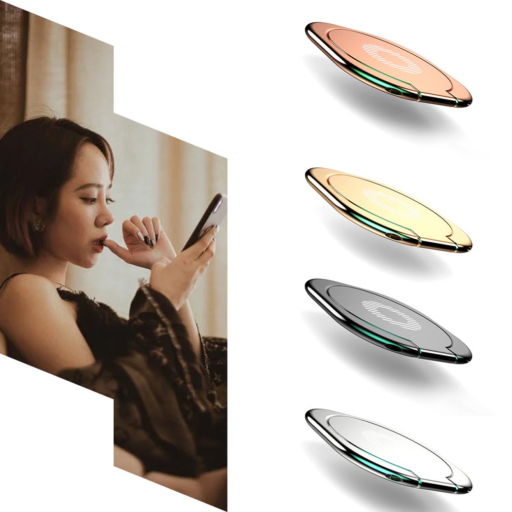 Finger Ring Holder 360 Degree Mobile Phone Smartphone Finger Stand Holder Round Phone Ring Car Mount Stand