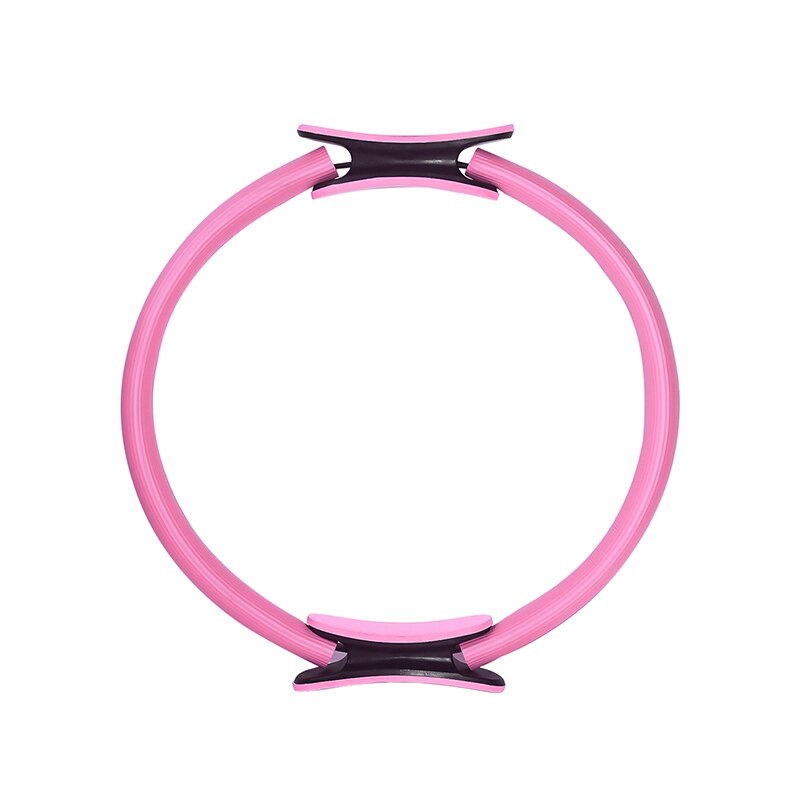 Anillo de resistencia de Yoga para mujer, accesorio de gimnasio femenino para Fitness, Pilates, deporte portátil: Pink