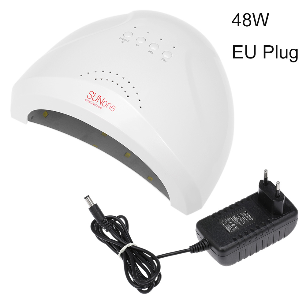 Abody-Lámpara de LED UV de 48W para uñas, secador de esmalte de Gel para uñas, máquina calefactora de luz blanca, juego de herramientas para salón de pintura y manicura: Default Title